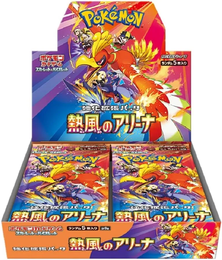 "Pokemon Card Game Scarlet & Violet" Expansion Pack Hot Air Arena Hidden Drop Discovery Collector's Find Display