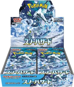 Exclusive Series Release Hidden Drop Discovery "Pokemon Card Game Scarlet & Violet" Expansion Pack Snow Hazard