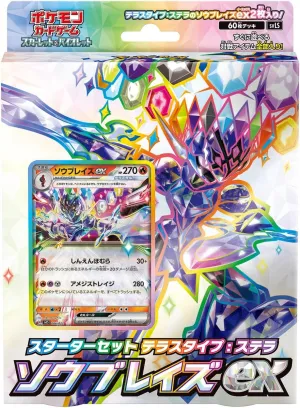 "Pokemon Card Game Scarlet & Violet" Starter Set Tera Type Stellar Ceruledge ex Hidden Pack Display