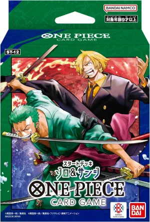 "One Piece" Card Game Start Deck Zoro & Sanji ST-12 Random Edition Opening