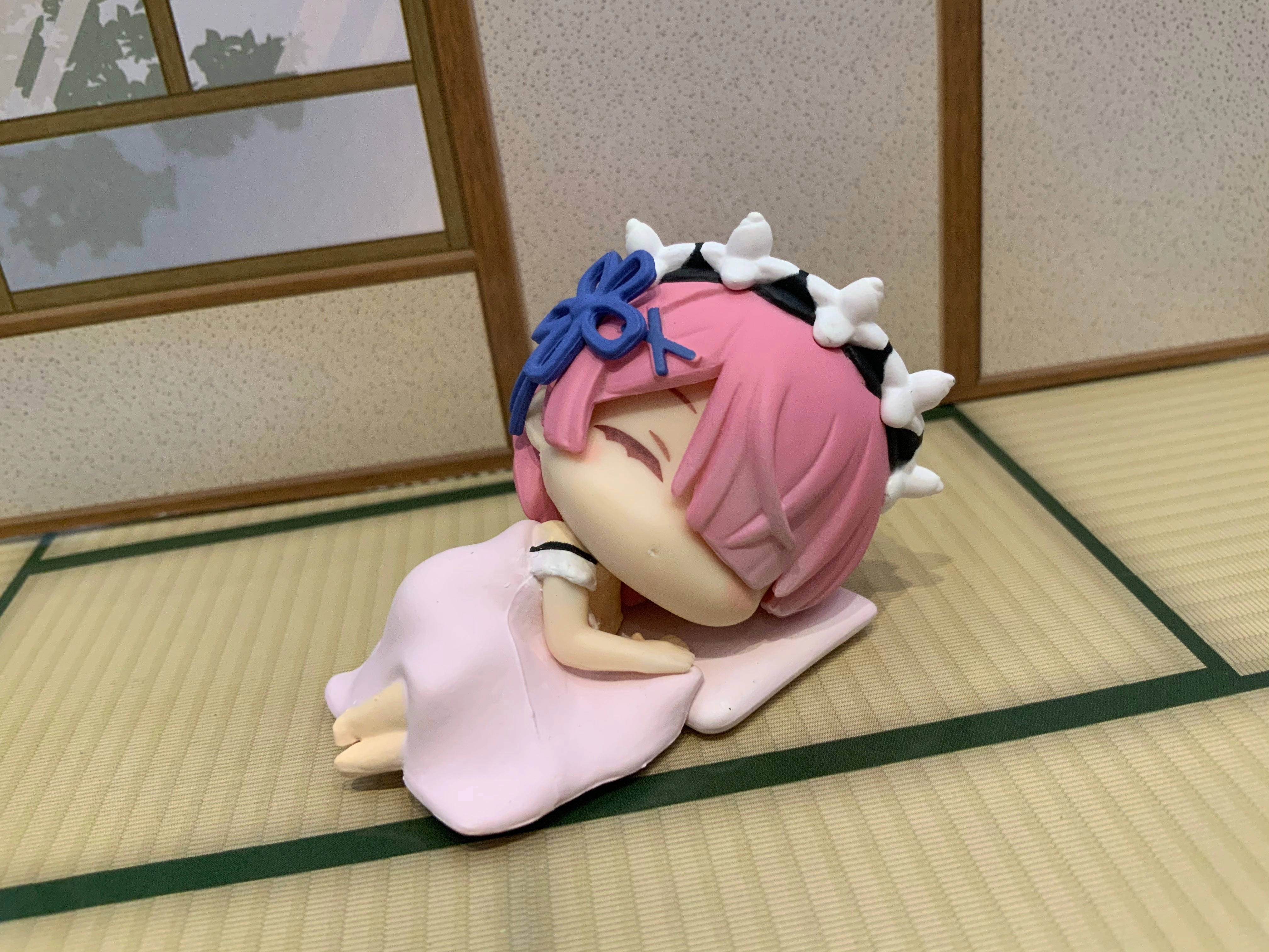 Re:Zero Starting Life in Another World Mini Figure Sleeping Ver. 6 Pieces Set (In-stock) Roman Figure