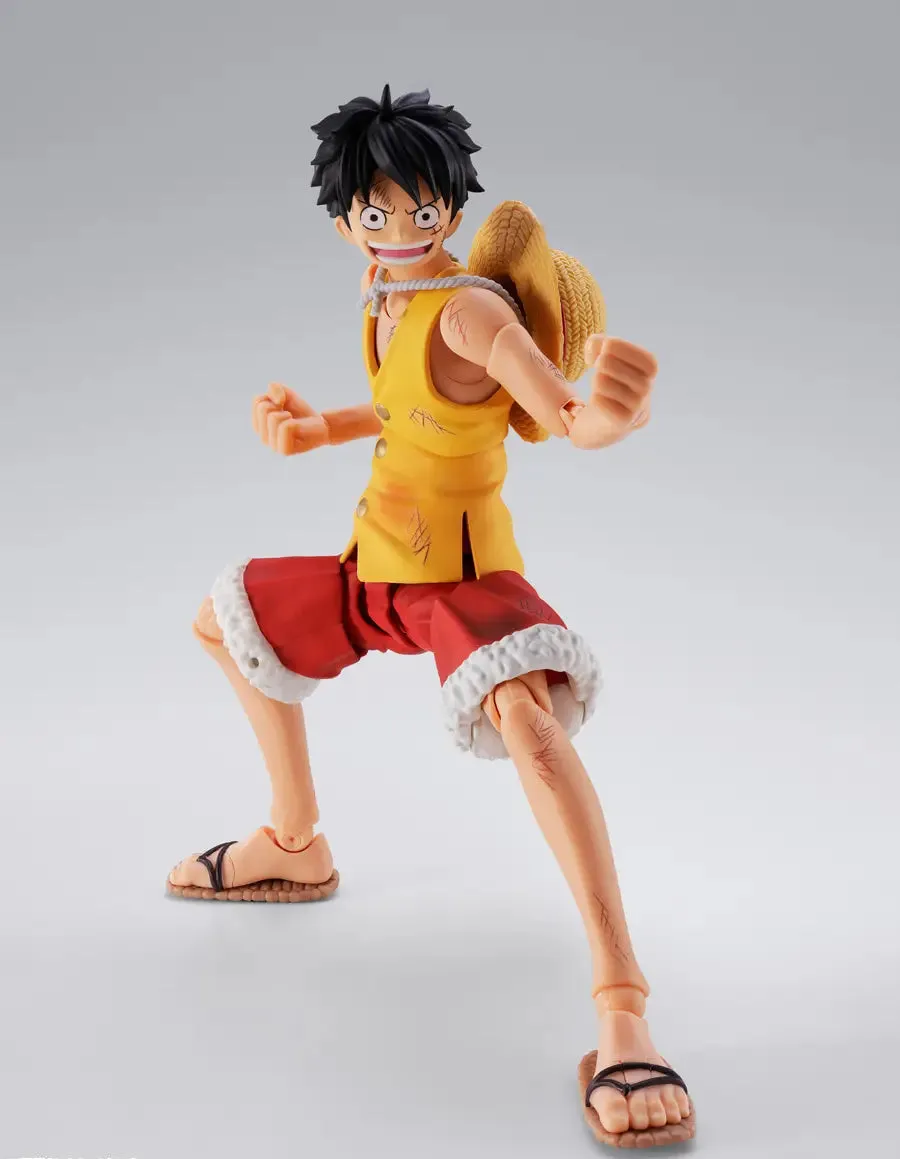 Abstract art Seasonal Rotation S.H. Figuarts One Piece Monkey D. Luffy (Summit War of Marineford) Action Figure