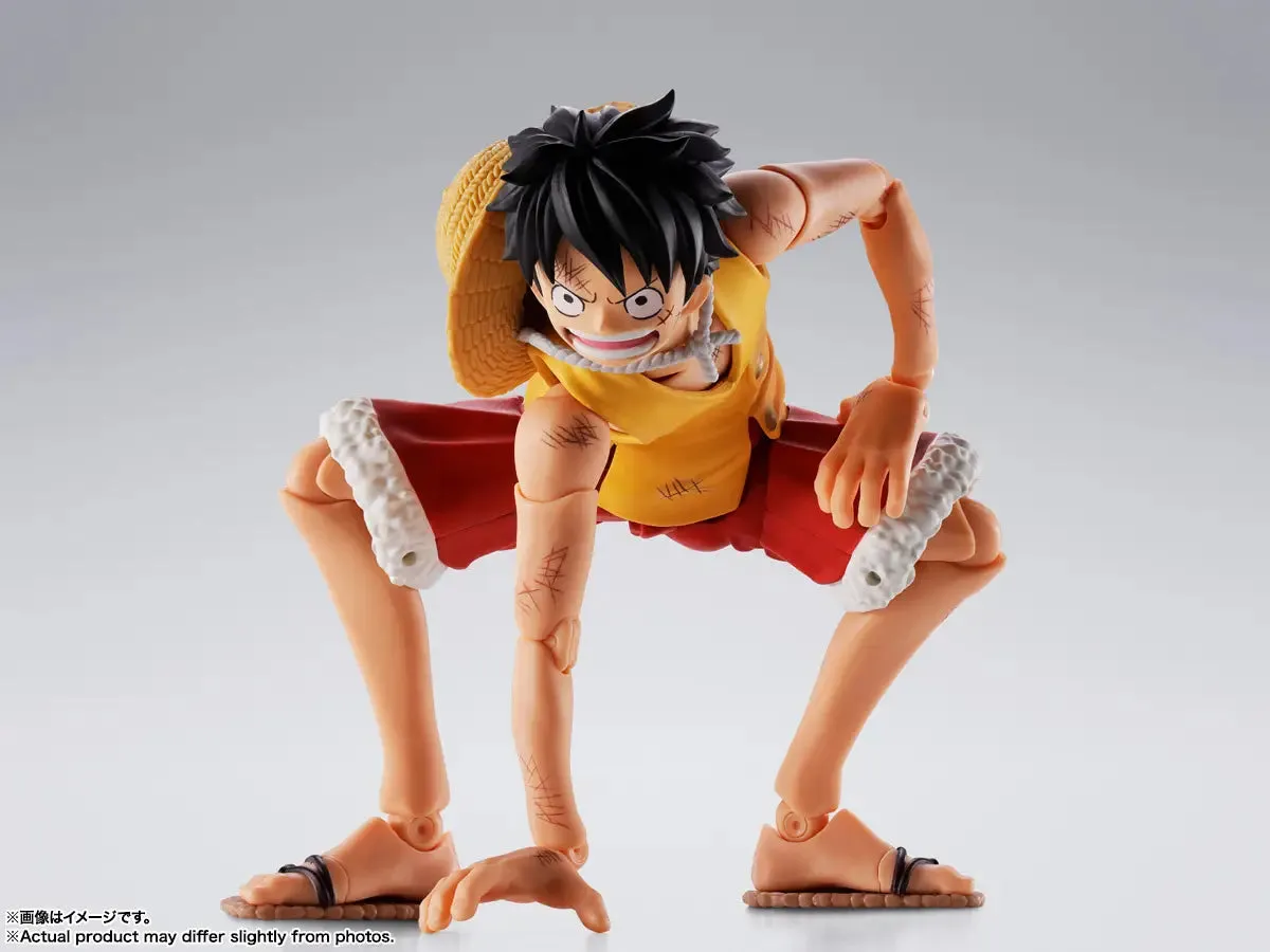 PVC Product Art Object S.H. Figuarts One Piece Monkey D. Luffy (Summit War of Marineford) Action Figure