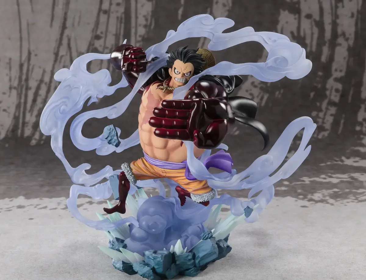 Dorm Room Figuarts Zero Extra Battle One Piece  Monkey D. Luffy Gear 4 (Battle of Monsters on Onigashima) Statue
