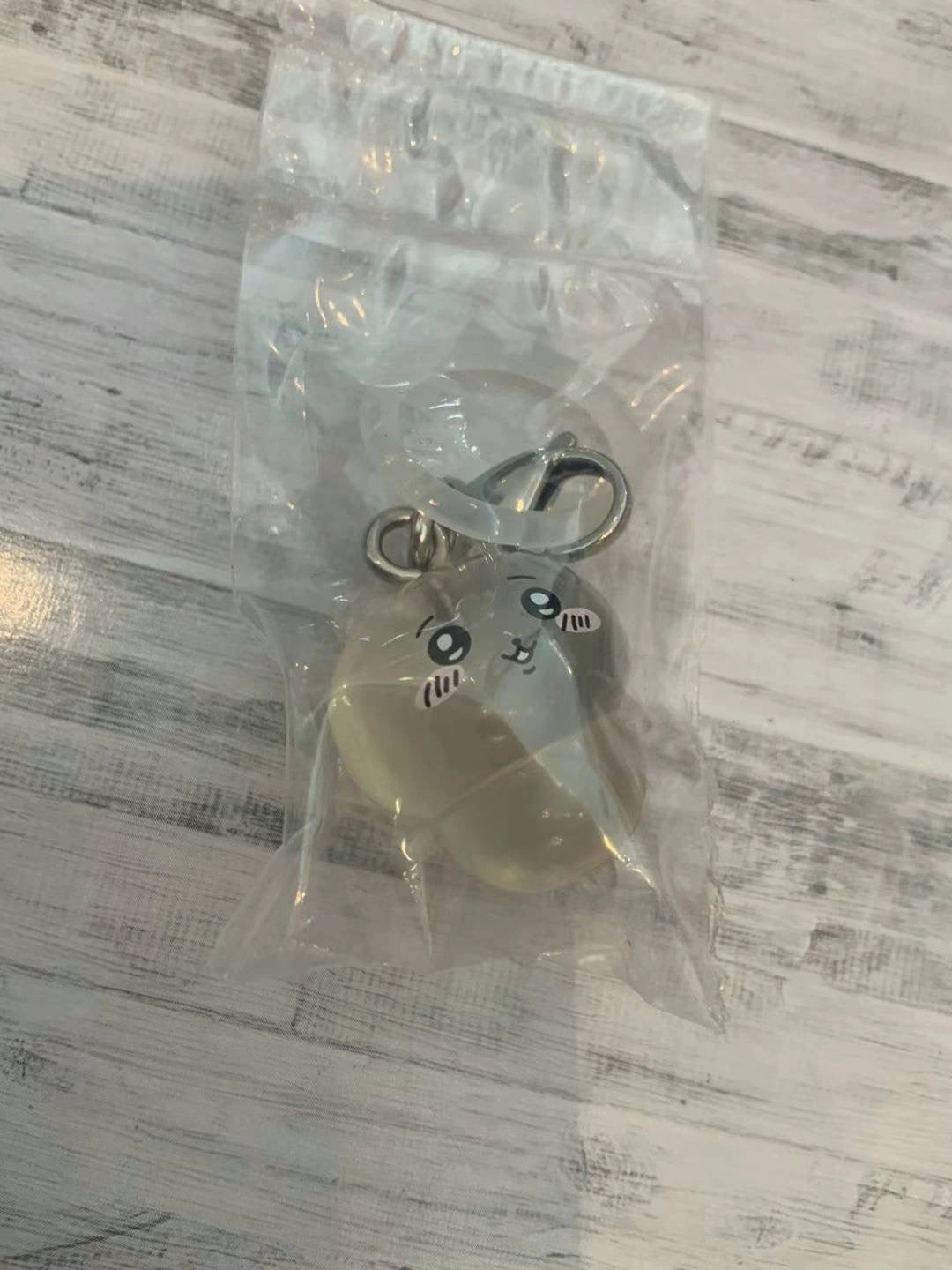 Coffee Table Anime Statue Bandai Chiikawa Translucent Keychain 5 Pieces Set (In-stock)