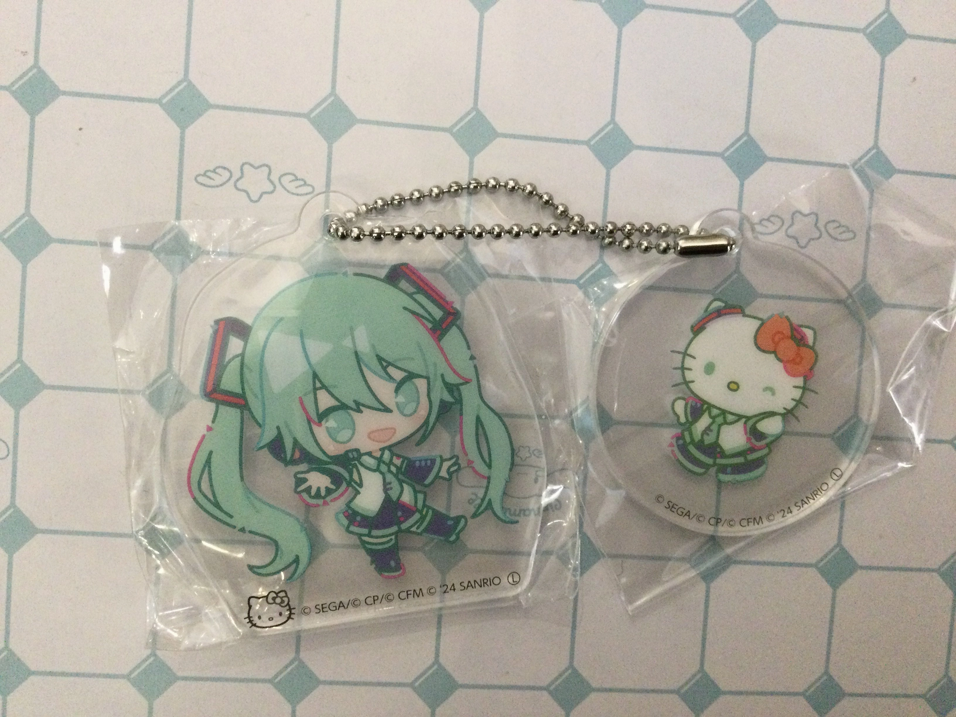 Sanrio x Project Sekai Characters Hatsune Miku Virtual Singer x 25-ji Nightcord de Acrylic Keychain 10 Pieces Set (In-stock) Adventure Character She Shed