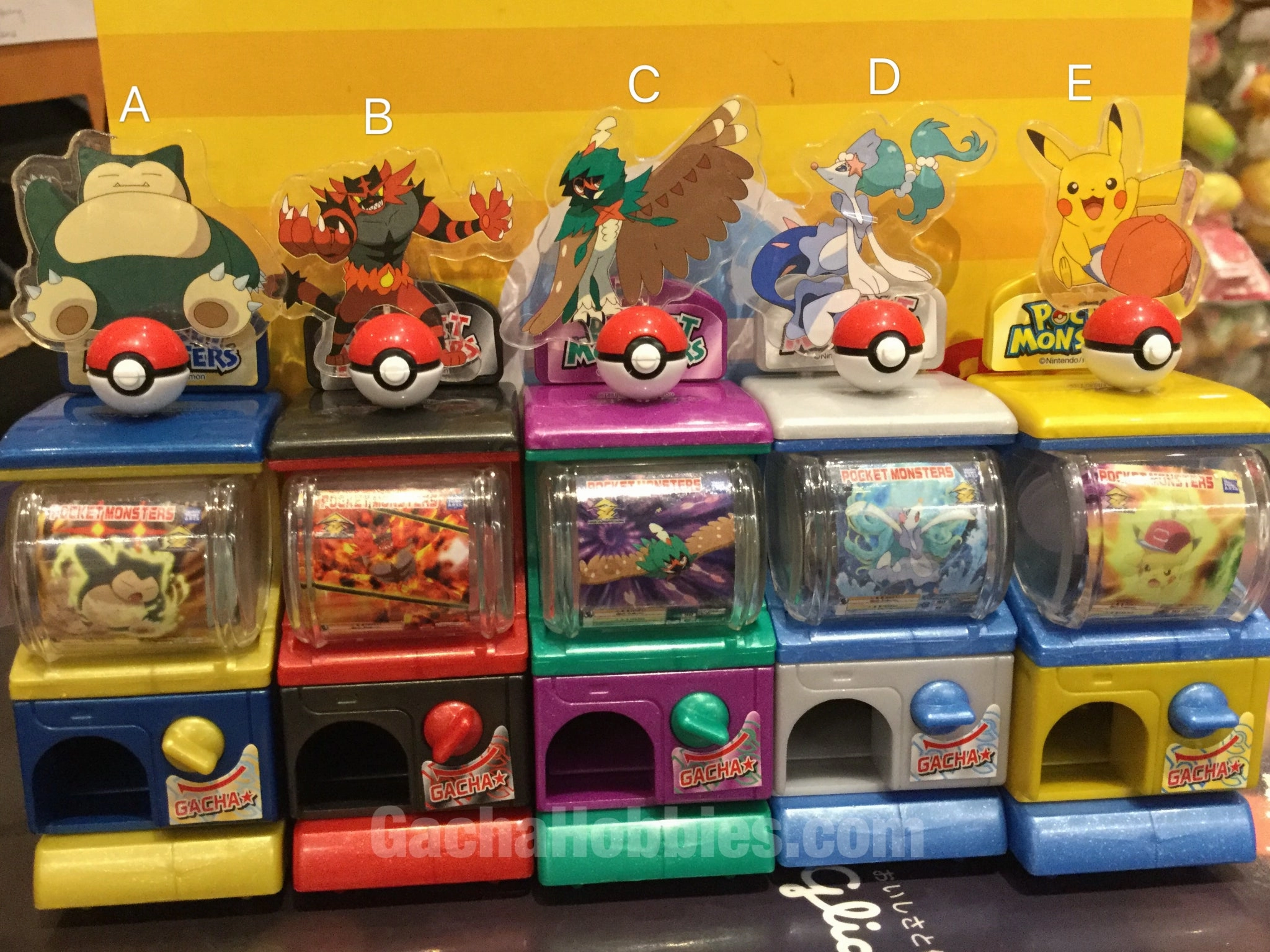 Generational Gift Domestic Pet Pokemon Gacha Machine  Sun and Moon Vol.2 Gashapon (In Stock)