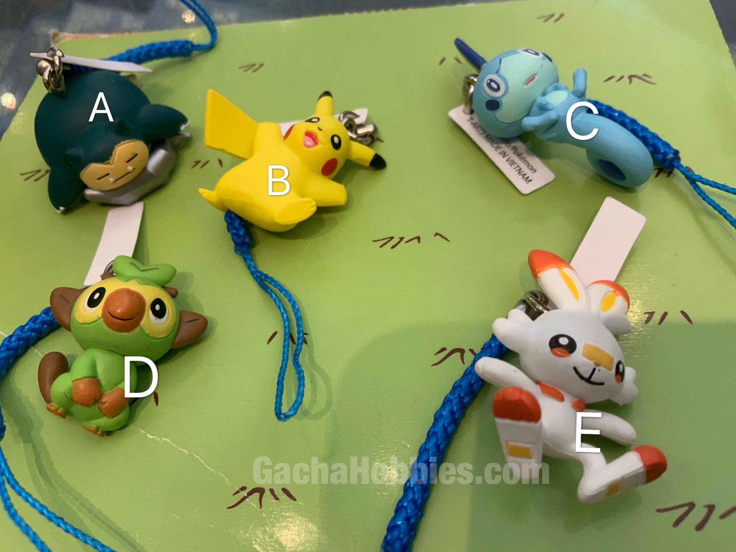 Pokemon Sword and Shield New Adventure Character Figure Keychain 5 Pieces Set (In-stock) Collectible Decor