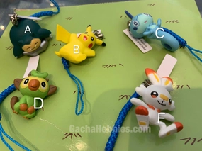 Pokemon Sword and Shield New Adventure Character Figure Keychain 5 Pieces Set (In-stock) Collectible Decor