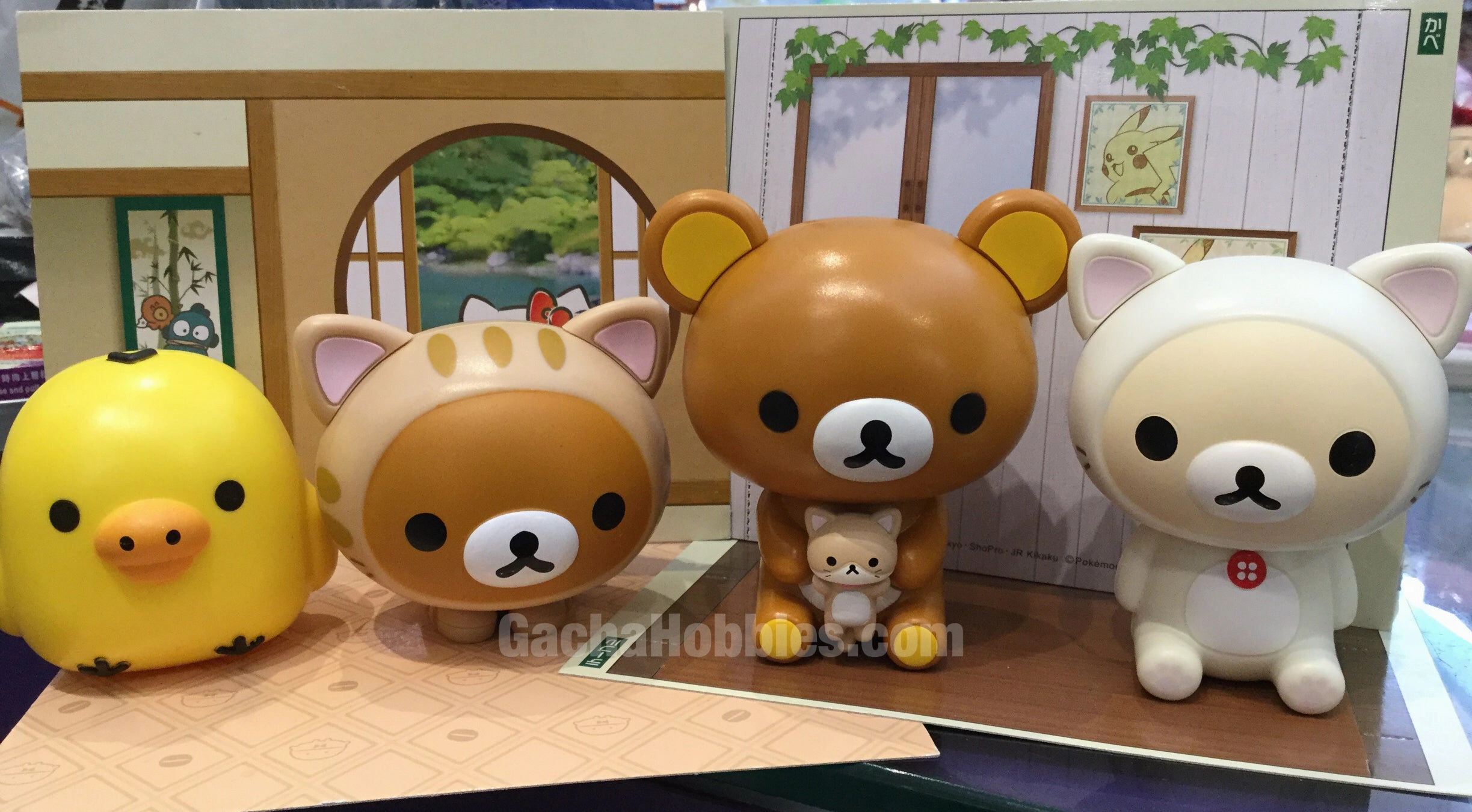 Variant Cover Rilakkuma 2 Big Head Figures 4 Pieces Set (In-stock)