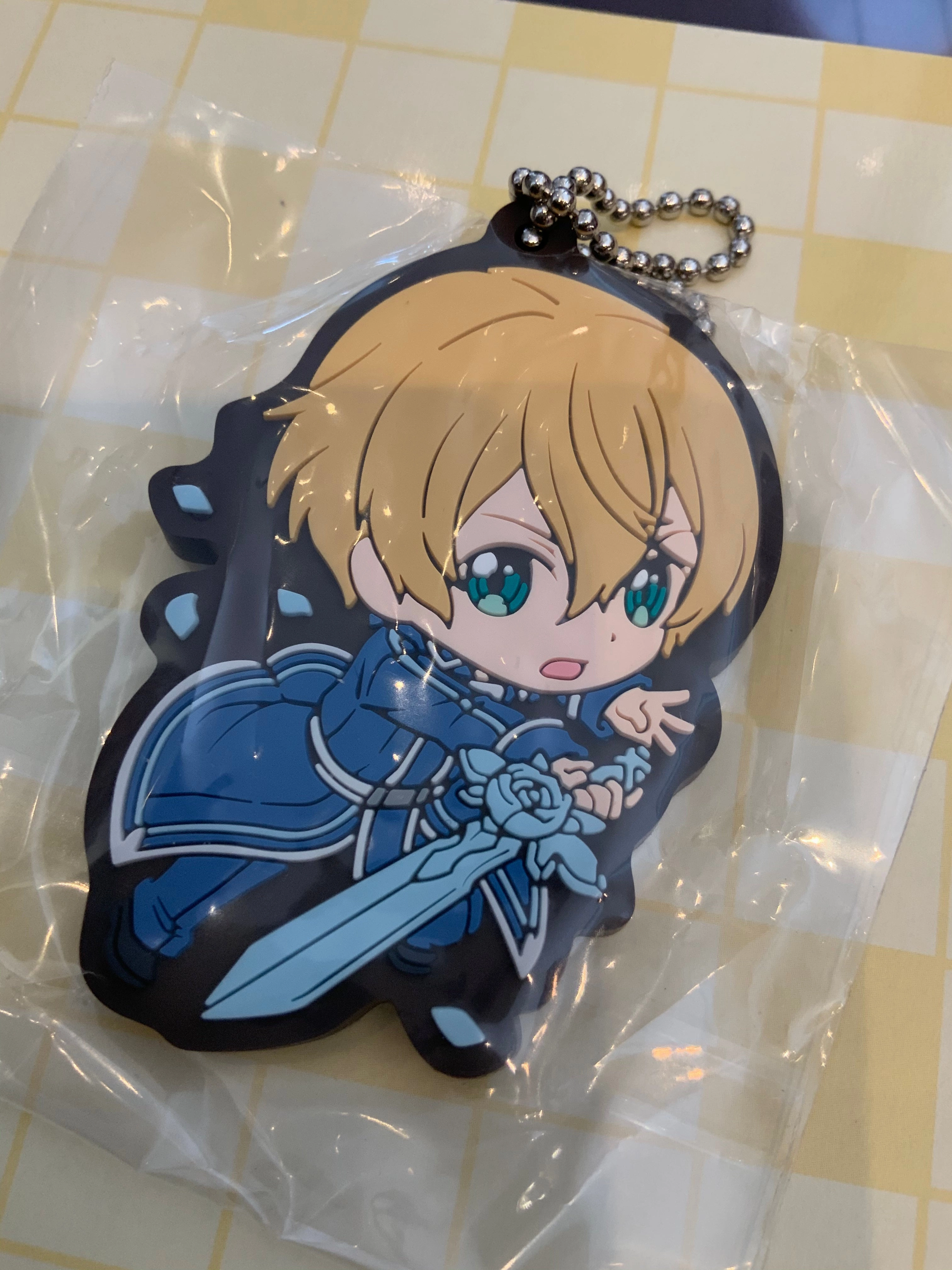 Sword Art Online Alicization War of Under World Rubber Keychain 6 Pieces Set (In-stock) Exclusive Outfit