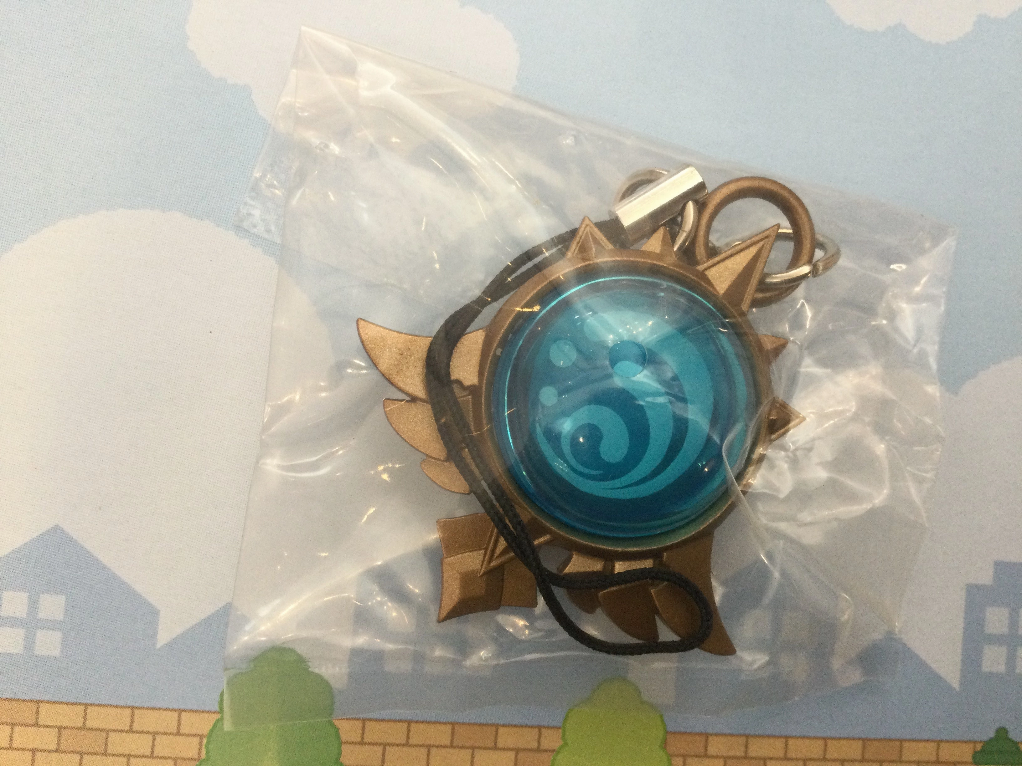 Shelf Display Genshin Impact Visions Figure Keychain Mondstadt Ver. 6 Pieces Set (In-stock)