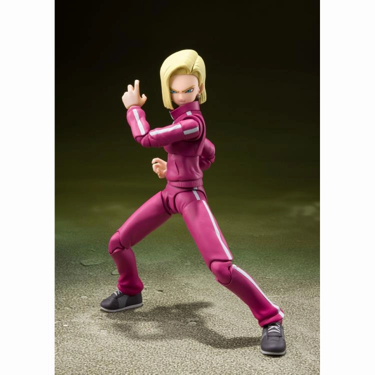 S.H. Figuarts Dragon Ball Super Android 18 (Universe Survival Saga) Exclusive Action Figure Classical Statue Gaming Object