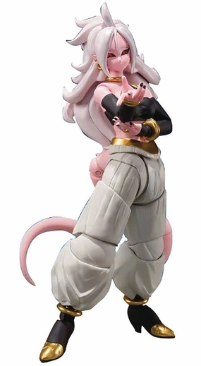 S.H. Figuarts Dragon Ball Fighter Z Android 21 Action Figure USA Ver Plastic Statue Superhero Decor