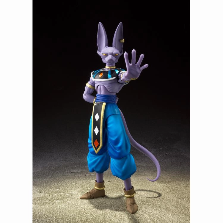 Silver Coated S.H. Figuarts Dragon Ball Super Beerus Event Exclusive Color Edition 2021 Action Figure