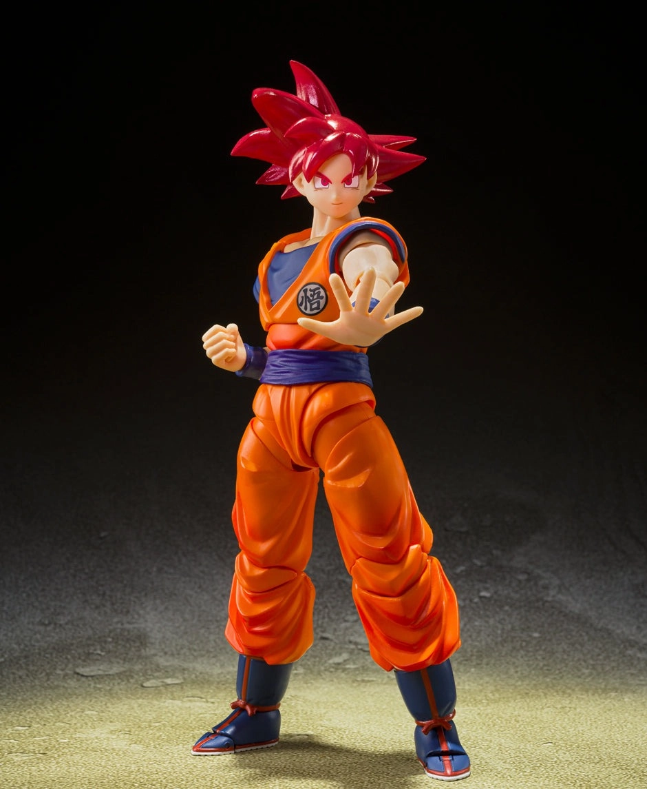 Fall Decor Collectible Item S.H. Figuarts Dragon Ball Super Saiyan God Goku (Saiyan God Instilled With the Light of Righteous Hearts) Action Figure