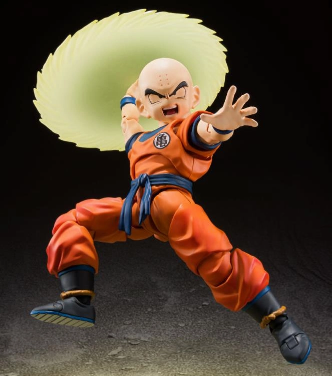 S.H. Figuarts Dragon Ball Z Krillin Earth's Strongest Man Action Figure Deep Sea Diver