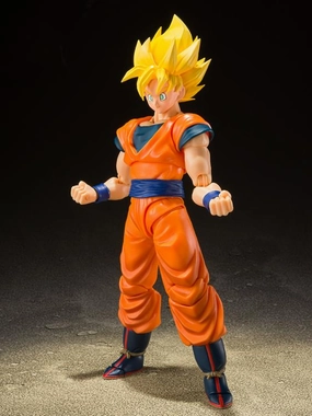 Cultural symbol S.H. Figuarts Dragon Ball Z Super Saiyan Full Power Son Goku Action Figure