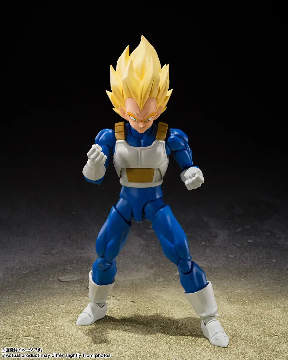S.H. Figuarts Dragon Ball Z Super Saiyan Vegeta (Dangerous Pride) Action Figure Art Model PVC Model