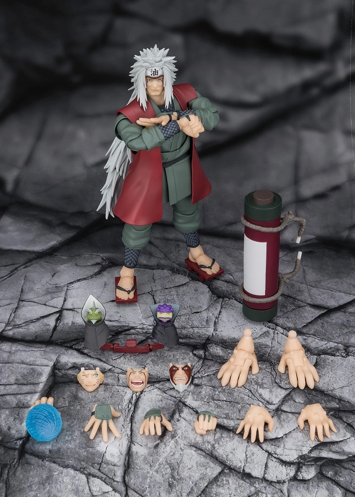 Storytelling Prop Limited Goods S.H. Figuarts Naruto: Shippuden Jiraiya -Hidden Leaf Heroic Master Sage- (Sage Mode Set) Action Figure