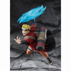 S.H. Figuarts Naruto: Shippuden Naruto Uzumaki (Sage Mode) - Savior of Konoha - Action Figure Exclusive Console Game Premium Display