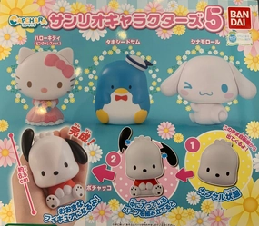 Sanrio Big Head Figure Vol.5 4 Pieces Set (In-stock) Workstation Decor Fantasy Collectible
