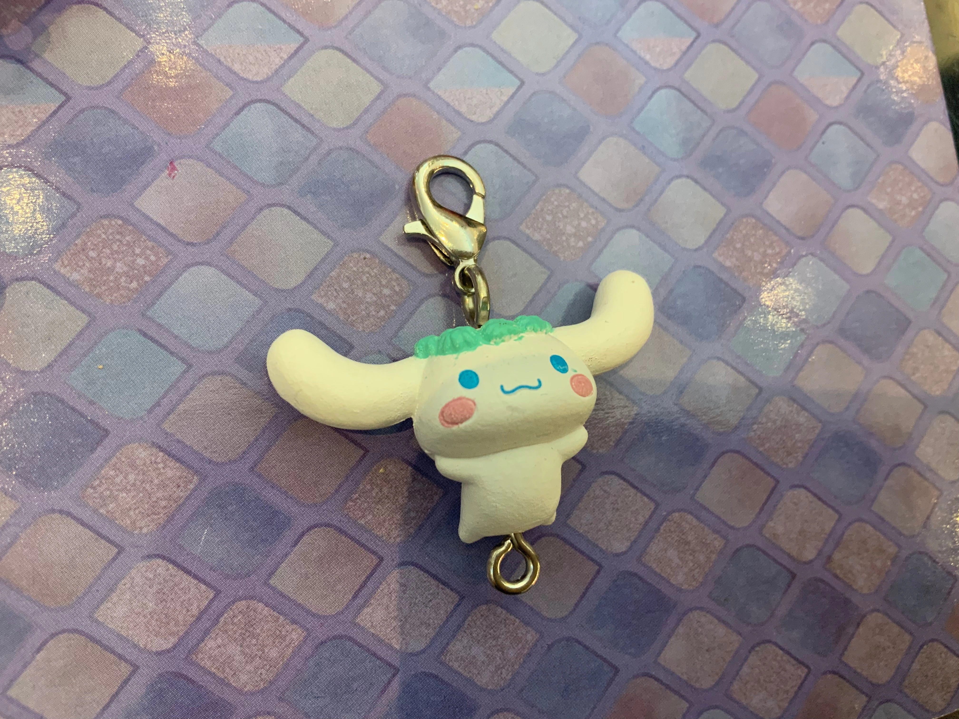 Military Vehicle Collector's Album Sanrio Character Cinnamoroll Flower Series Keychain 5 Pieces Set (In-stock)