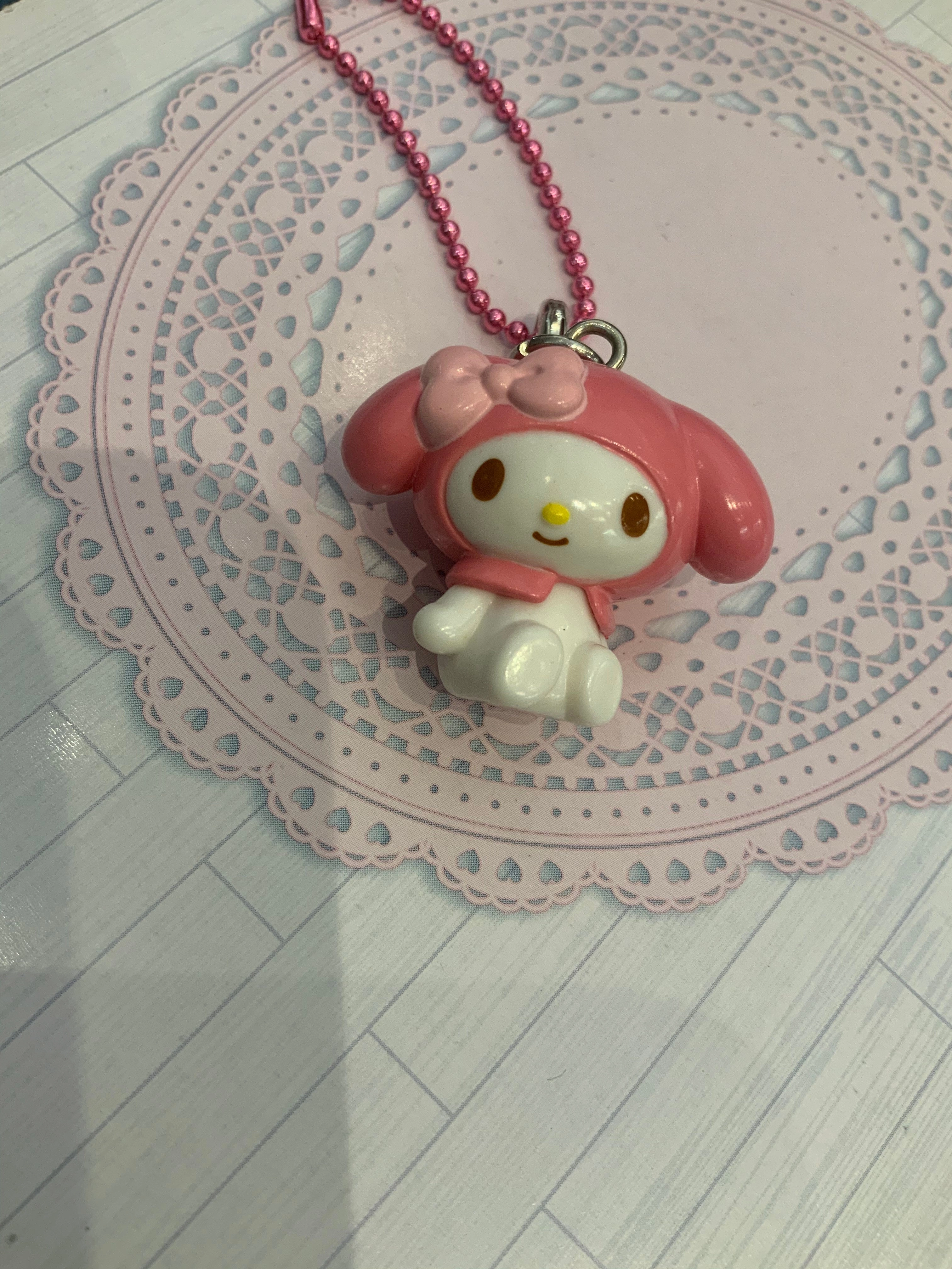 Sanrio Character My Melody Figure Keychain 4 Pieces Set (In-stock) Art Object Fantasy Creation