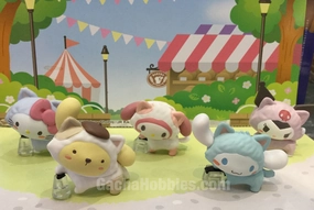 Sanrio Characters Cat Style Figure 5 Pieces Set (In-stock) Fictional Character