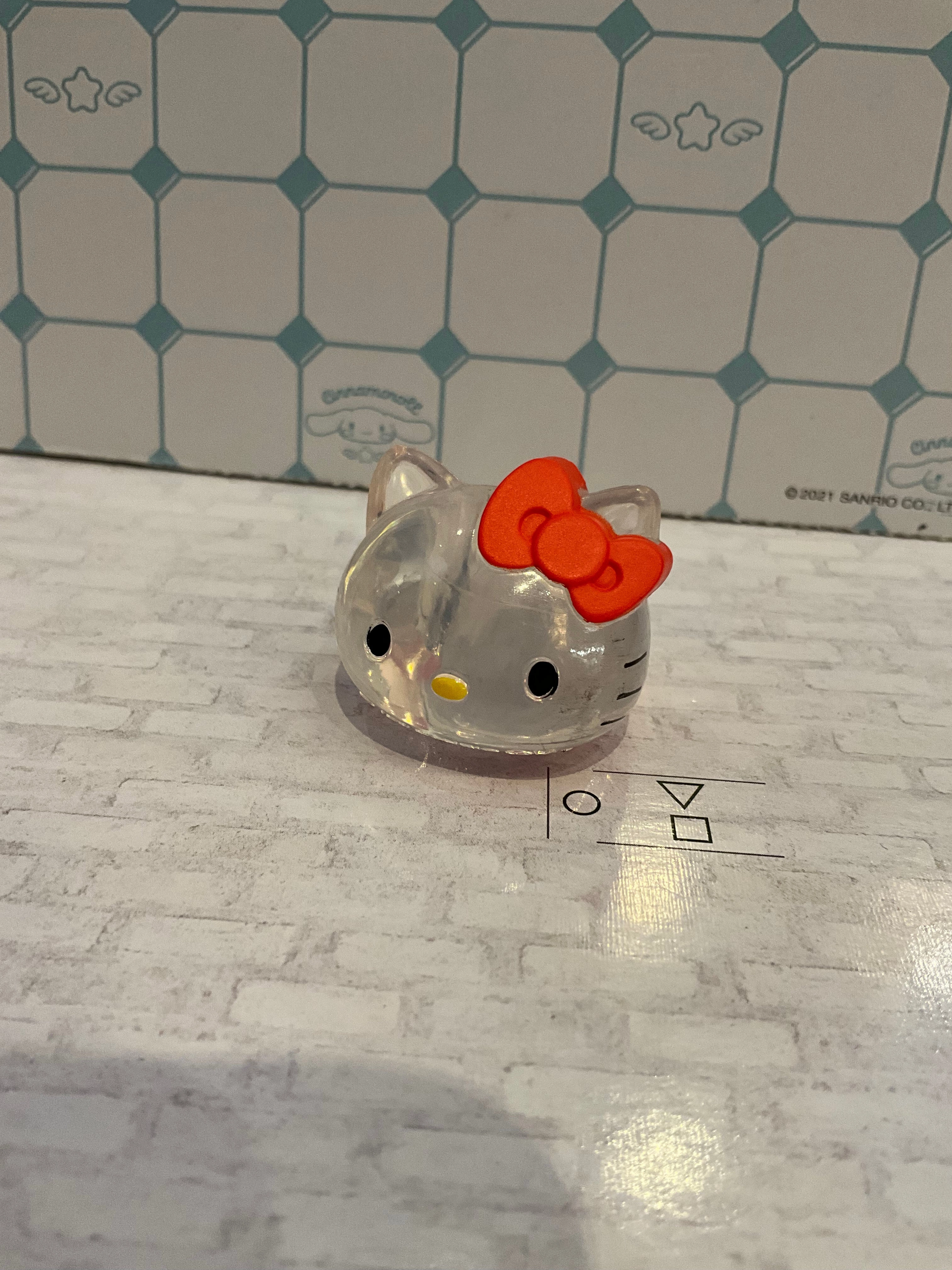 Sanrio Characters Half Clear Rings Vol.1 5 Pieces Set (In-stock) Educational Display