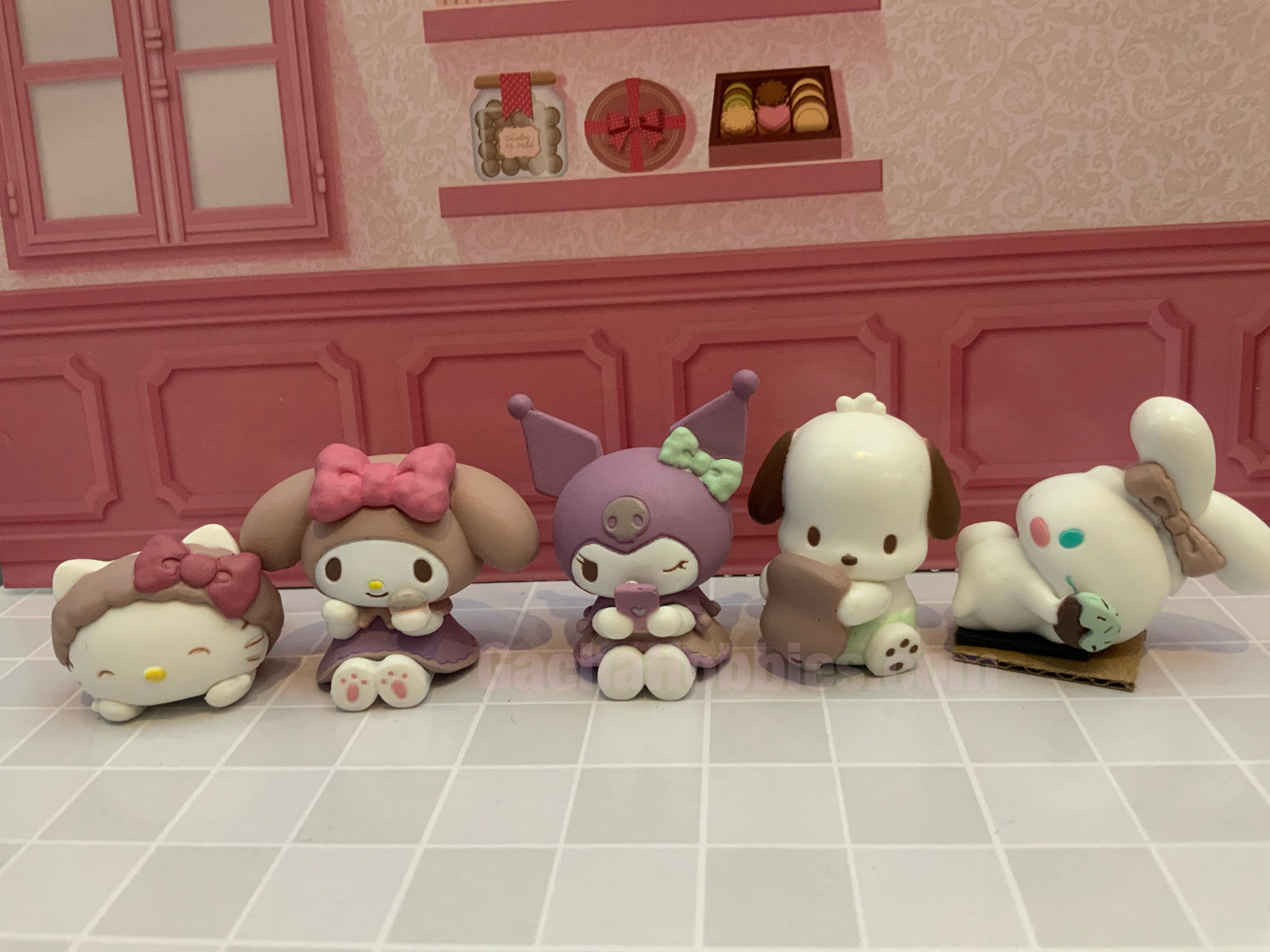 Premium item Superhero Figure Sanrio Characters Pajama Party Mini Figure 5 Pieces Set (In-stock)