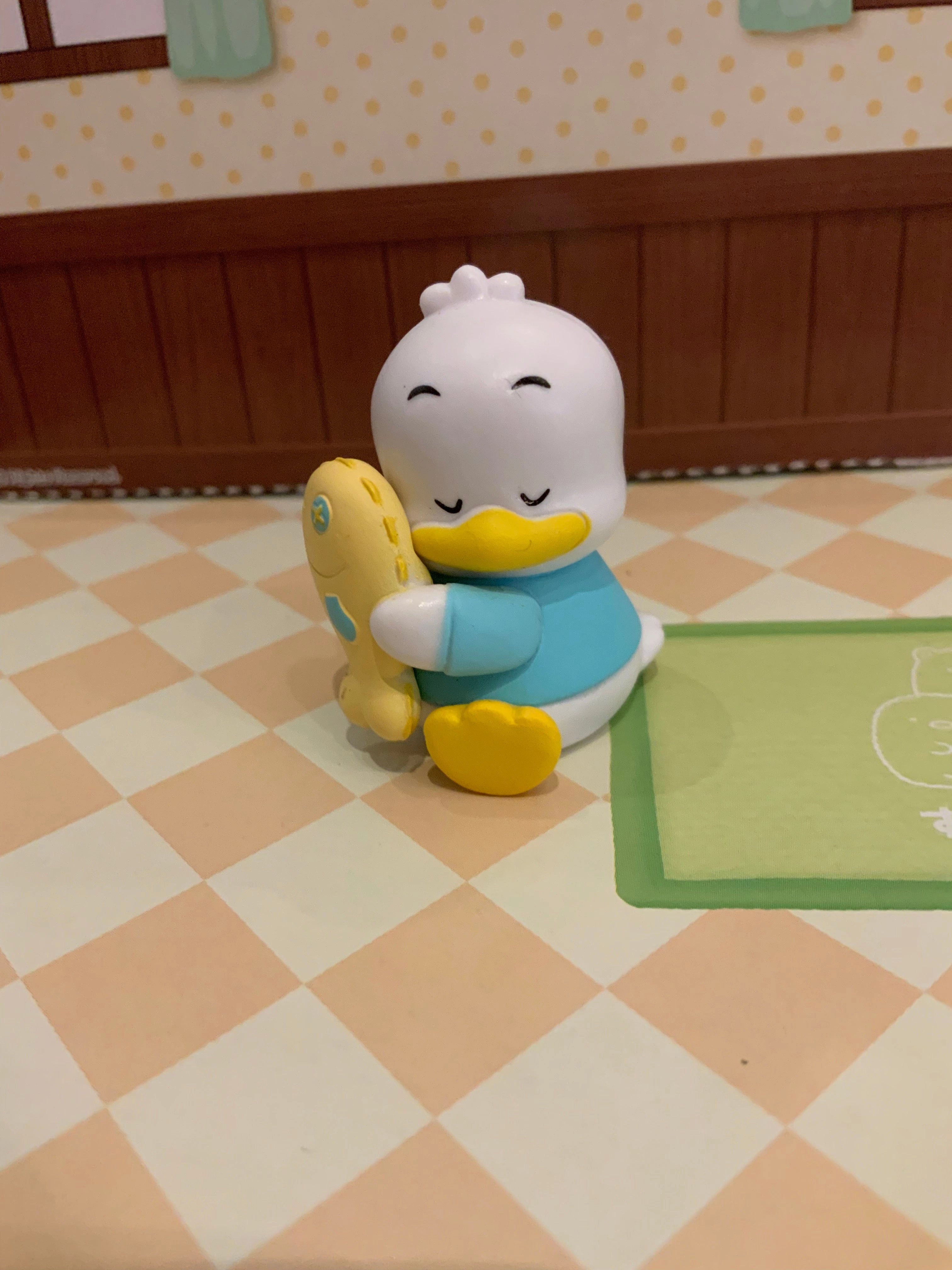 Superhero Pose Bookshelf Accent Sanrio Characters Team Blue Sleeping Figure 6 Pieces Set (In-stock)