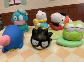 Sanrio Characters Team Blue Sleeping Figure 6 Pieces Set (In-stock) Pop Icon