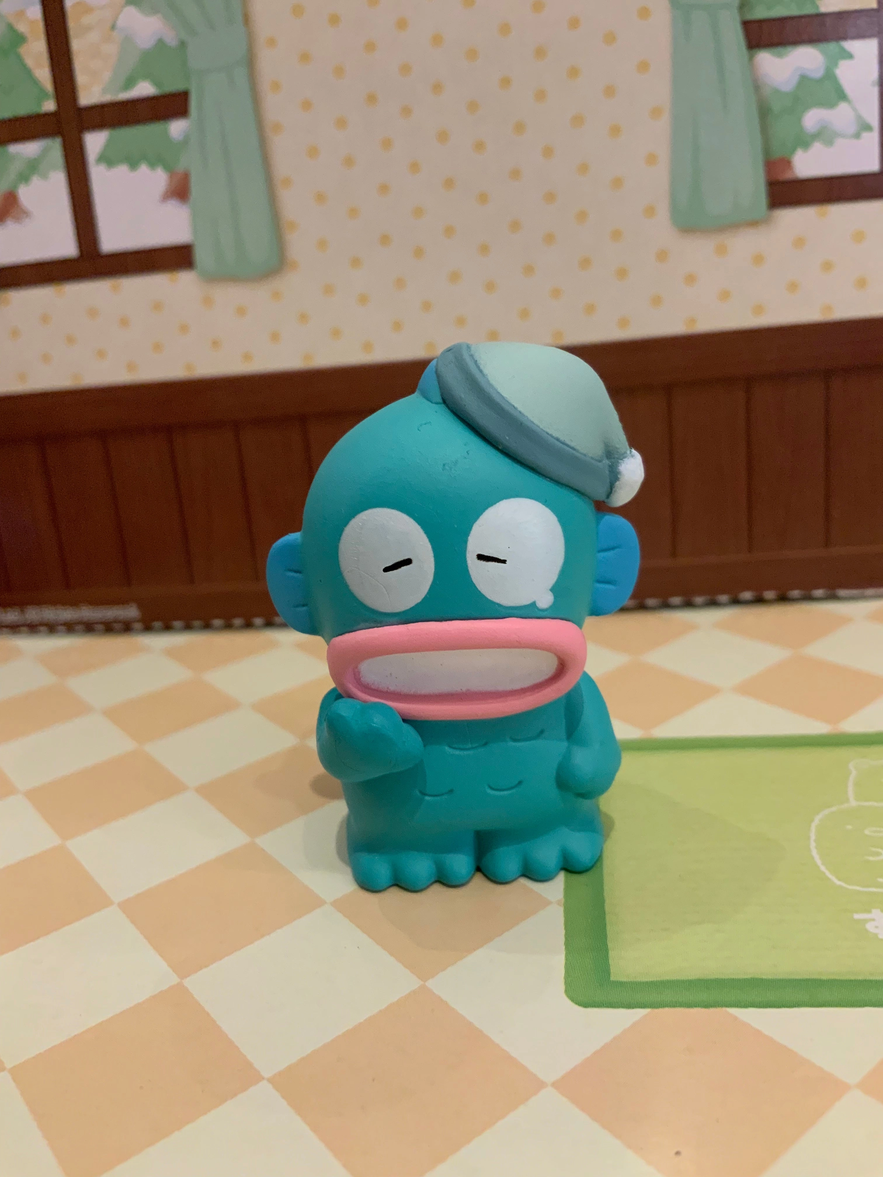 Designer Collectible Minimalist Home Sanrio Characters Team Blue Sleeping Figure 6 Pieces Set (In-stock)