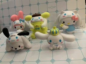Animal Figure Medieval Knight Sanrio Characters x Cinnamoroll Outfit Small Figure 5 Pieces Set (In-stock)