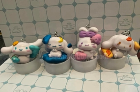 Limited Collection Collectible Object Sanrio Cinnamoroll Emotional Days Small Figure Keychain 4 Pieces Set (In-stock)