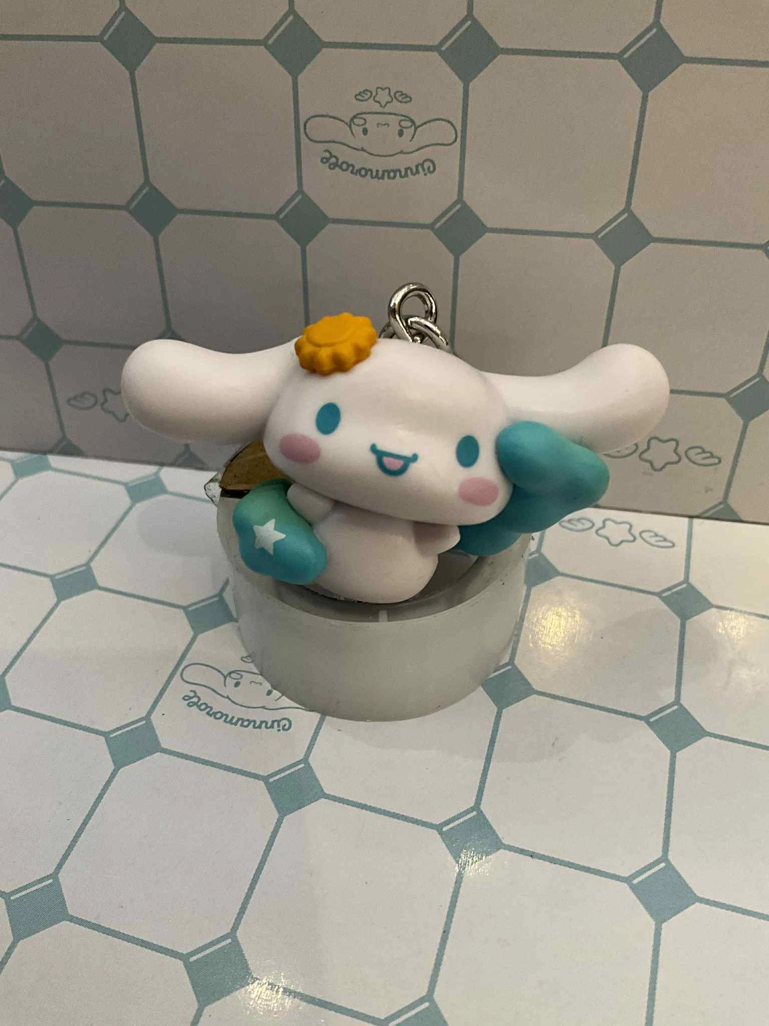 Fantasy Item Sanrio Cinnamoroll Emotional Days Small Figure Keychain 4 Pieces Set (In-stock)