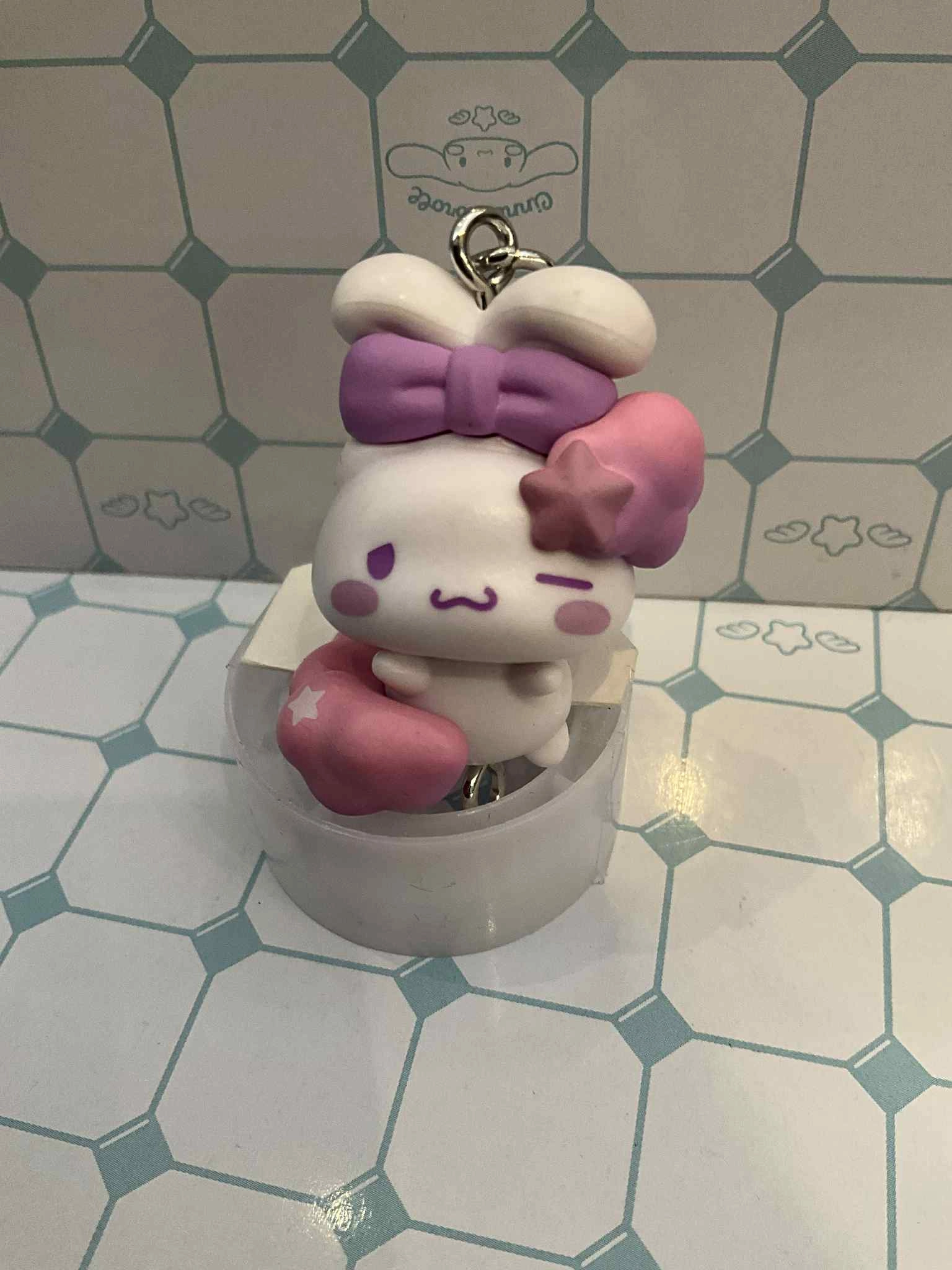 Horror Icon Tourist Memorabilia Sanrio Cinnamoroll Emotional Days Small Figure Keychain 4 Pieces Set (In-stock)