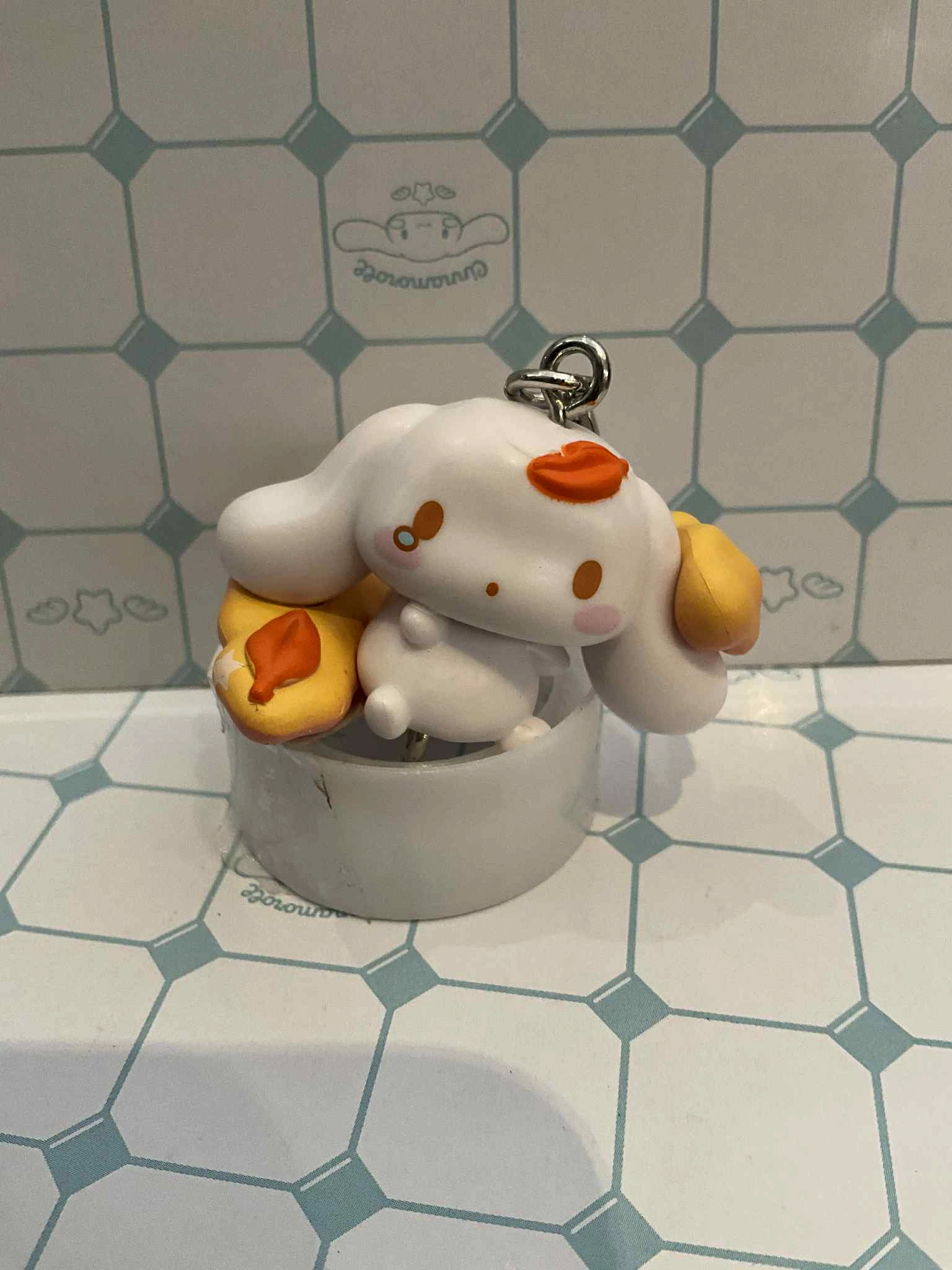 Critically Acclaimed Sanrio Cinnamoroll Emotional Days Small Figure Keychain 4 Pieces Set (In-stock)