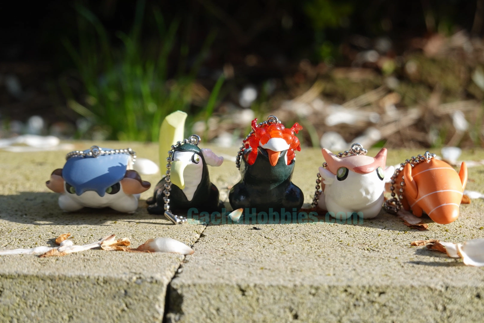 Scary Sushi Monster Figure Keychain 5 Pieces Set (In-stock) Character Toy Interactive Toy