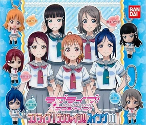 Passionate Pursuit Series Set School Idol Project Love Live! Characters Figure Keychain Vol.1 5 Piece Set (In-stock)
