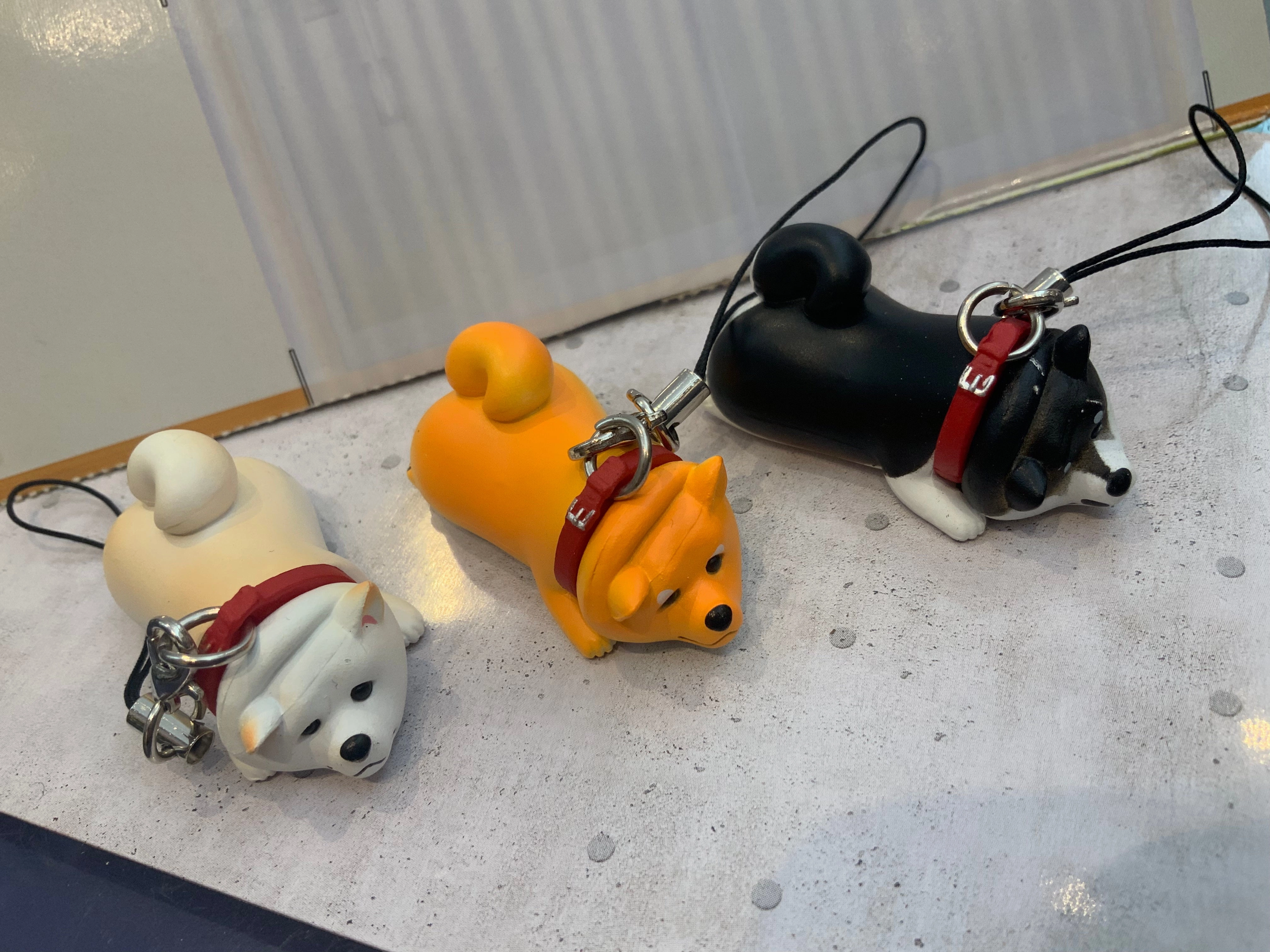 Desktop Decor Viral Sensation Shiba Inu Refusion Figure Keychain 9 Pieces Set (In-stock)