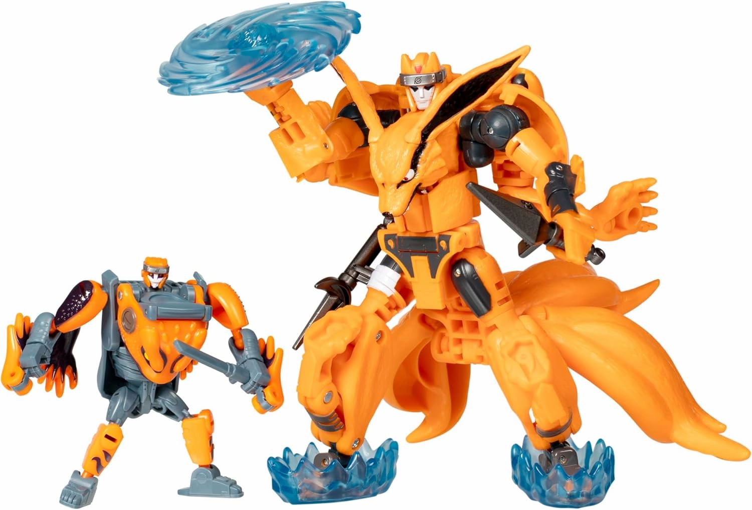 Variant Cover Transformers x Naruto: Shippuden Collaborative Kurama & Gamakichi Action Figure Set