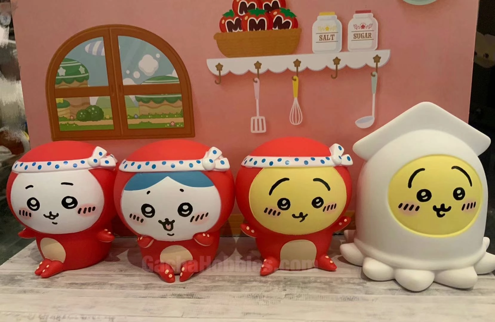 Kitan Club Chiikawa and Firends Octopus Vinyl Figure 4 Pieces Set (In-stock) Serious Investor