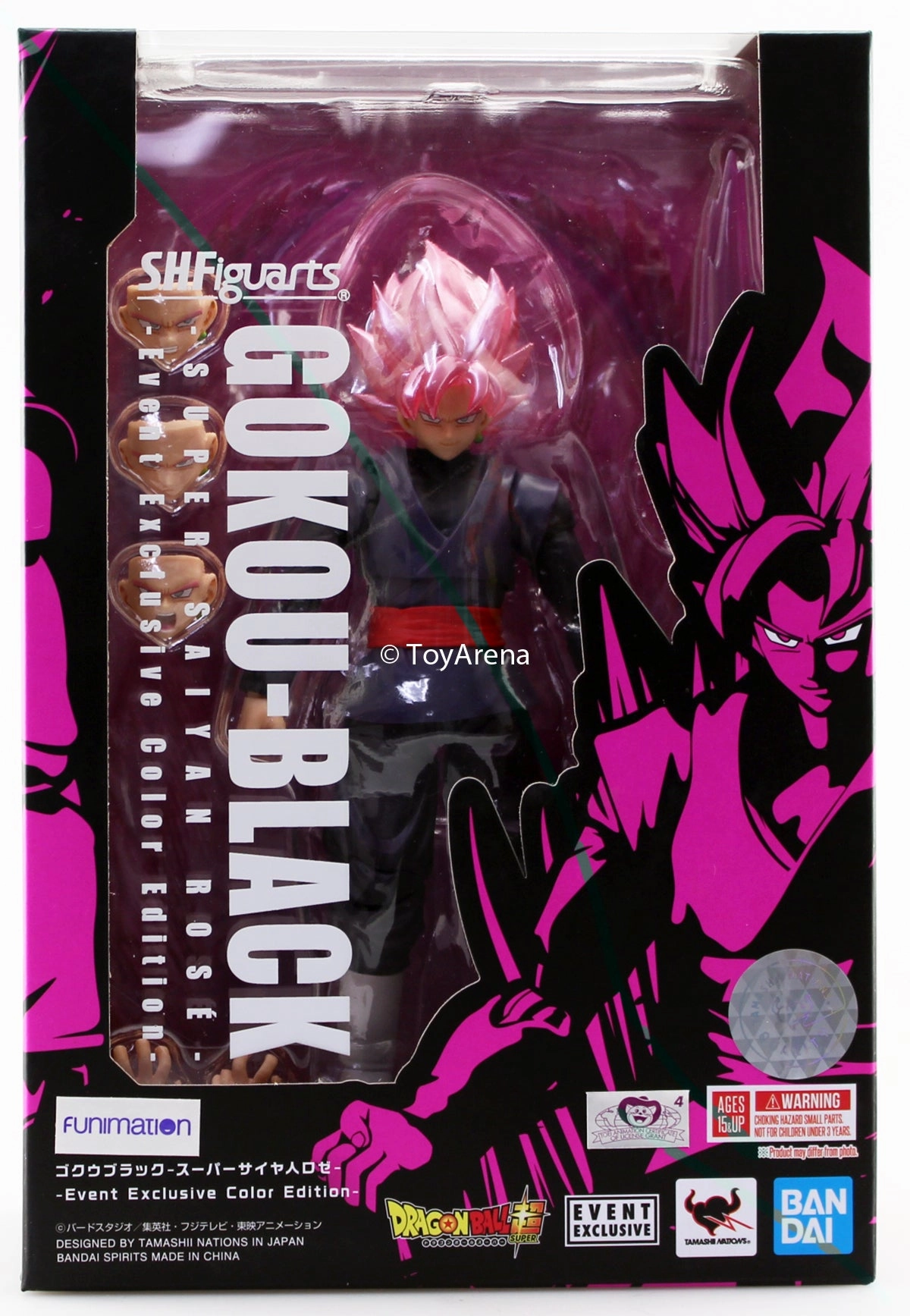 Childhood Memory SDCC 2019 Bandai S.H. Figuarts Dragon Ball  Gokou Black Super Saiyan Rose Goku Exclusive