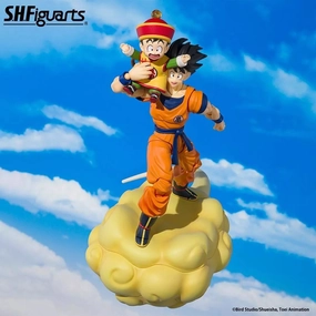 SDCC 2024 S.H. Figuarts Dragon Ball Z Son Goku & Son Gohan Kid & Kintoun Action Figure Exclusive Movie Model