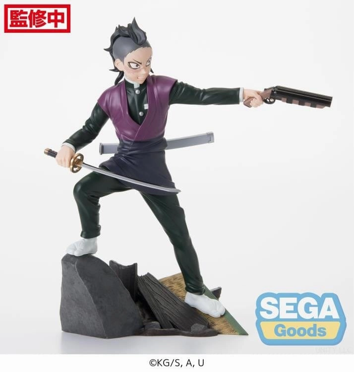 Personal Collection Limited Sculpture Sega - Anime Demon Slayer: Kimetsu No Yaiba Xross Link Fushigawa Genya Swordsman'S Village Figure Movie Figure Collectible