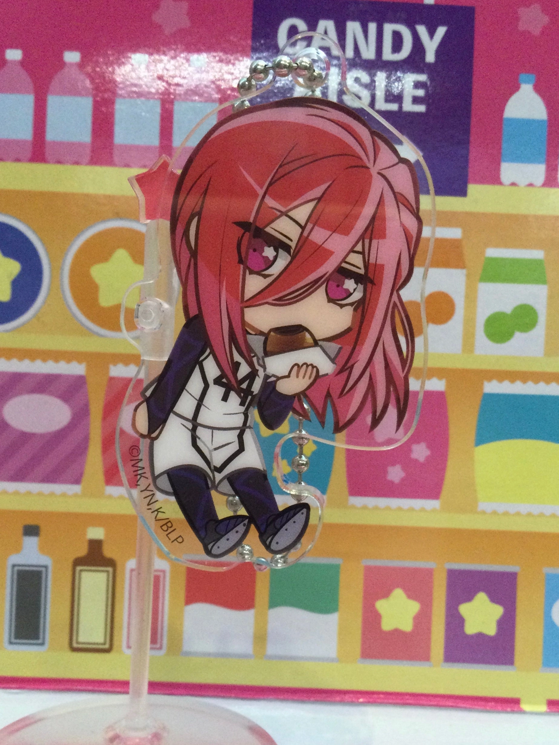 Stasto Decora-pic Blue Lock with Base Acrylic Keychain 10 Pieces Set (In-stock) Surrealist Art Designer Object