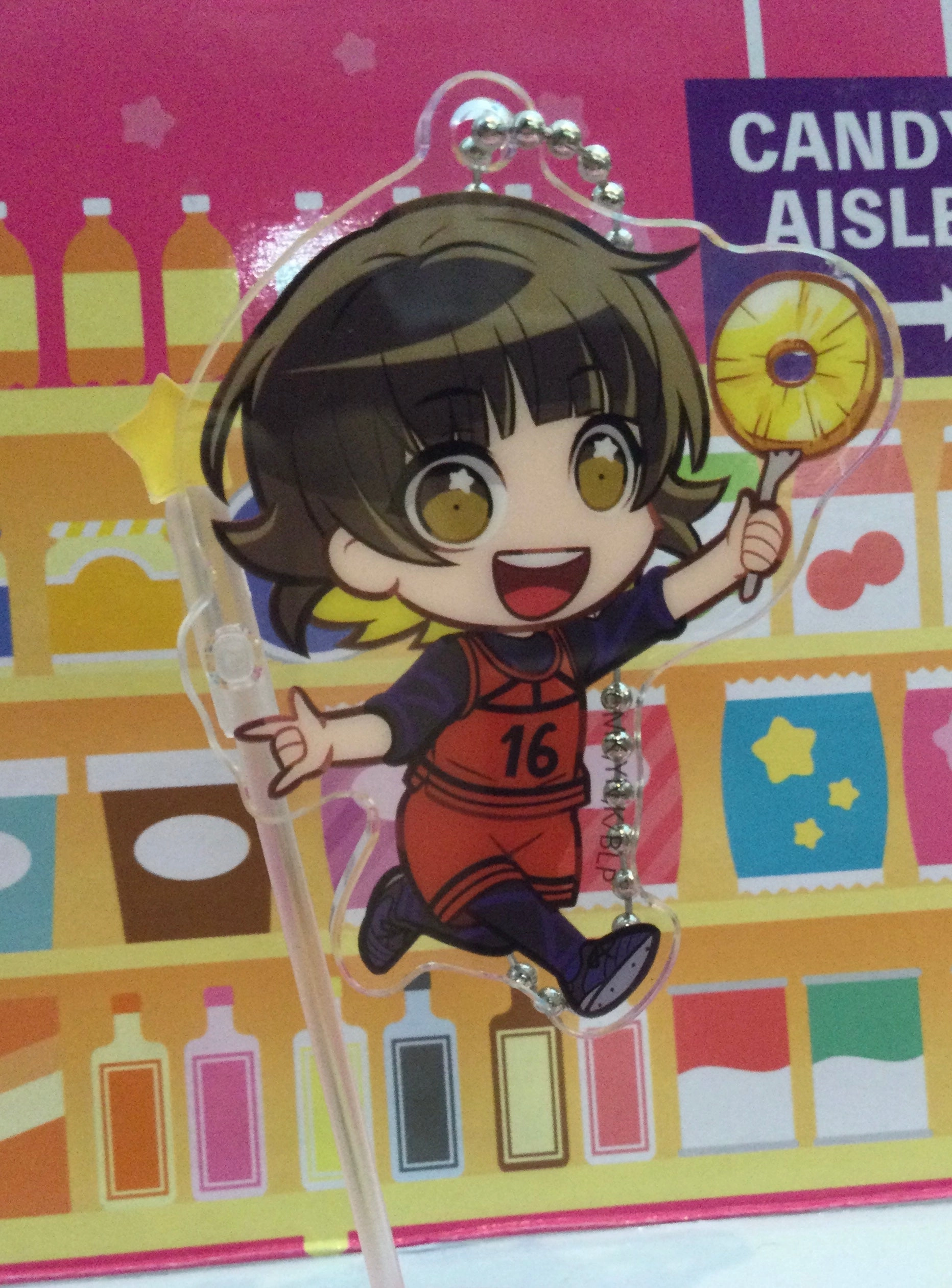 Stasto Decora-pic Blue Lock with Base Acrylic Keychain 10 Pieces Set (In-stock) Mid Century