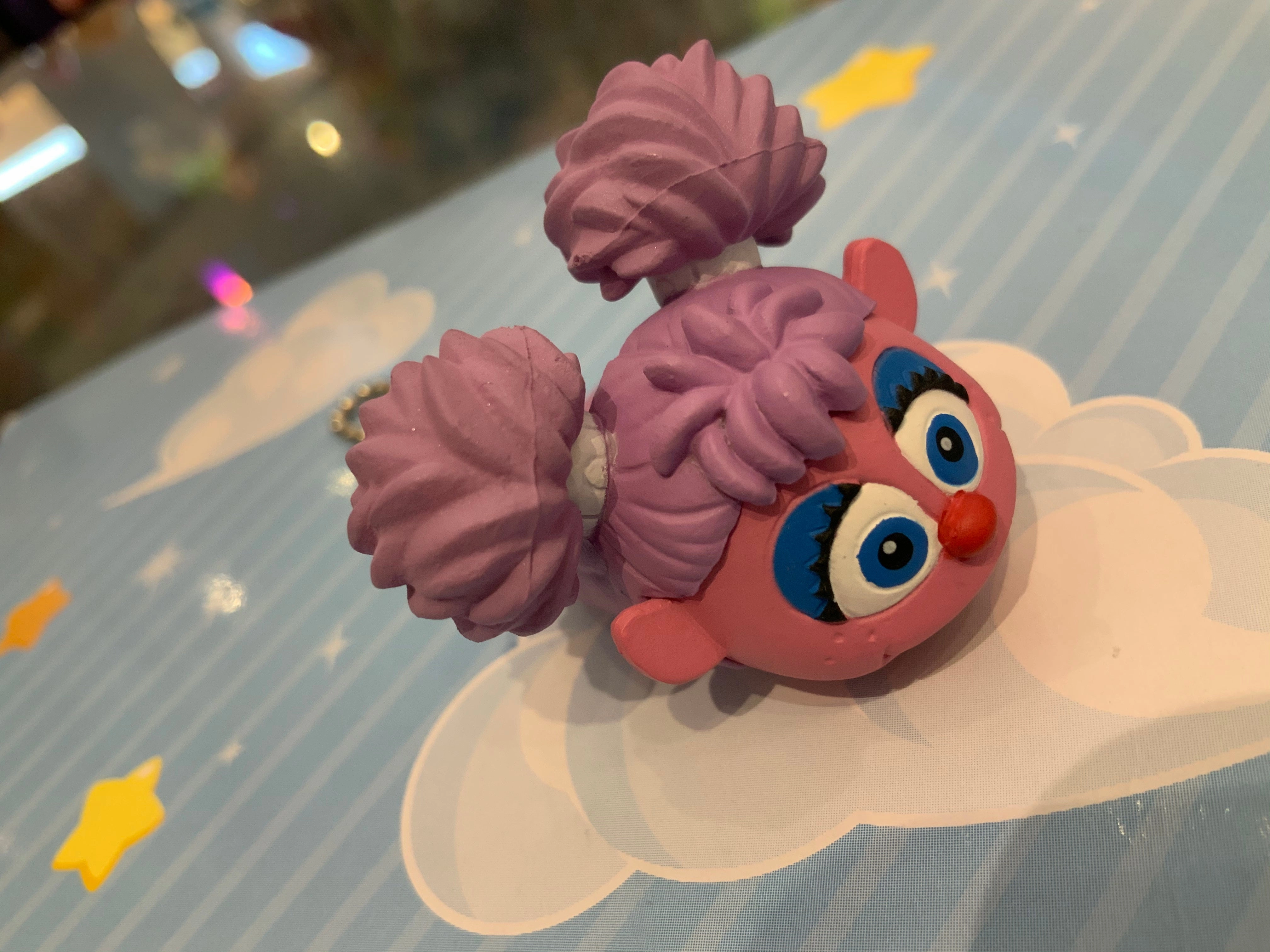 Sesame Street Characters Ring Keychain 5 Pieces Set (In-stock) Valuable Collectible